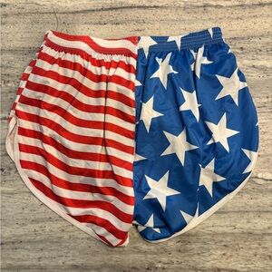 Salvage Kids Red Striped and Blue Star Shorts
